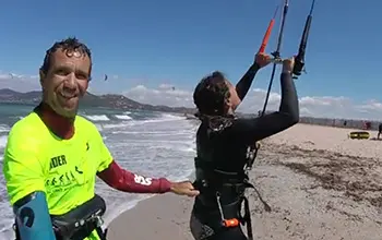 COACHING PLAGE KITESURF VAR cours coaching plage kitesurf var