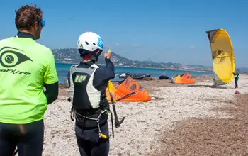 prepa plage kitesurf