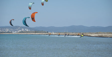 Spot de kitesurf Almanarre, côte d'Azur