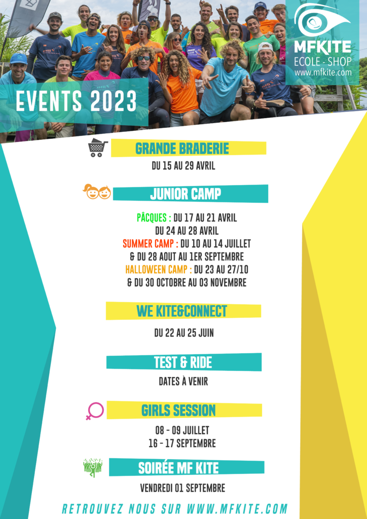 affiche-event-2023 agenda d'évènements mf kite 2023