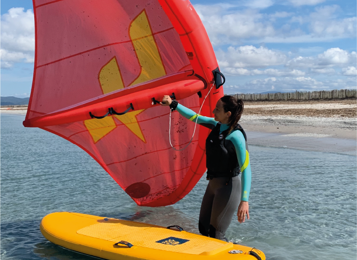 cours wingfoil coaching plage