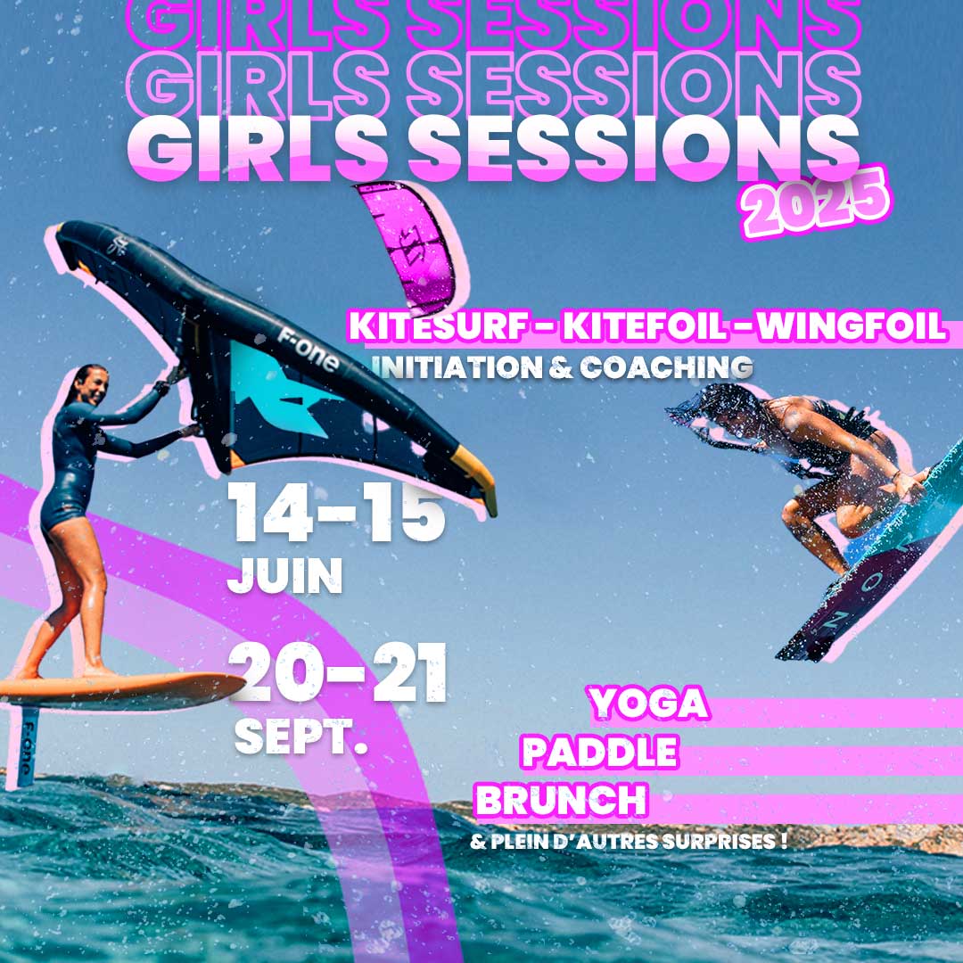 girls session kitesurf et wingfoil