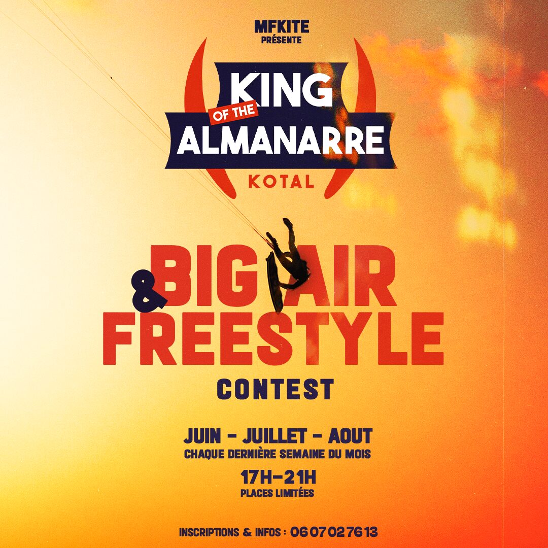 total king of the almanarre competition kitesurf