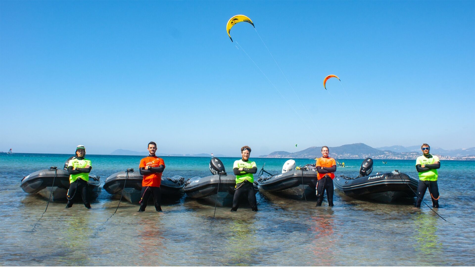 L'équipe de 20 moniteurs MF Kite